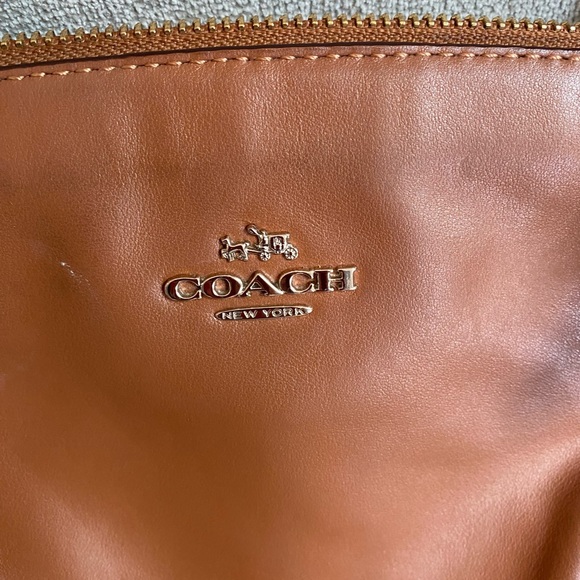 Brown Coach Handbag/Tote - Picture 9 of 10